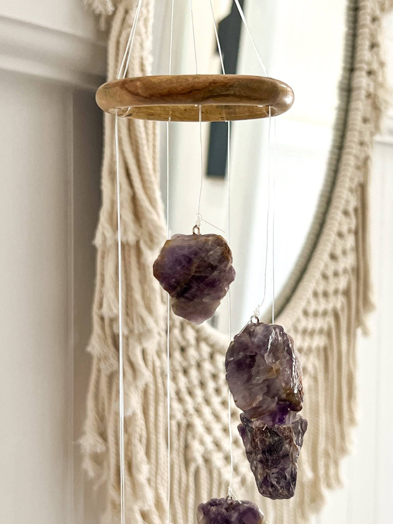 Amethyst Mobile | Wind Chime - Unearthed Crystals