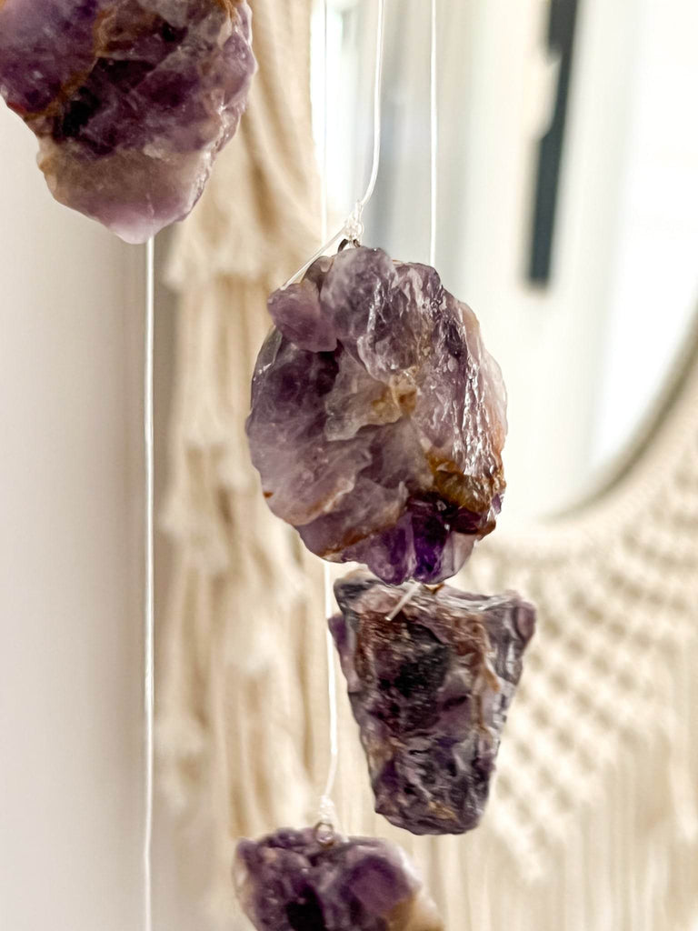 Amethyst Mobile | Wind Chime - Unearthed Crystals