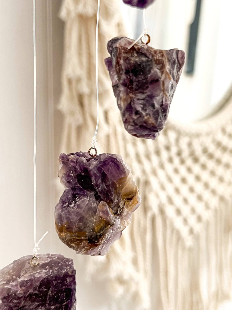 Amethyst Mobile | Wind Chime - Unearthed Crystals