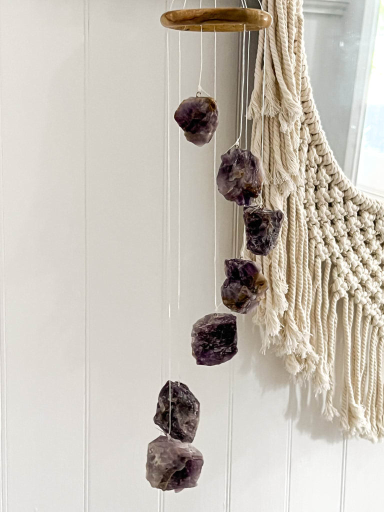 Amethyst Mobile | Wind Chime - Unearthed Crystals