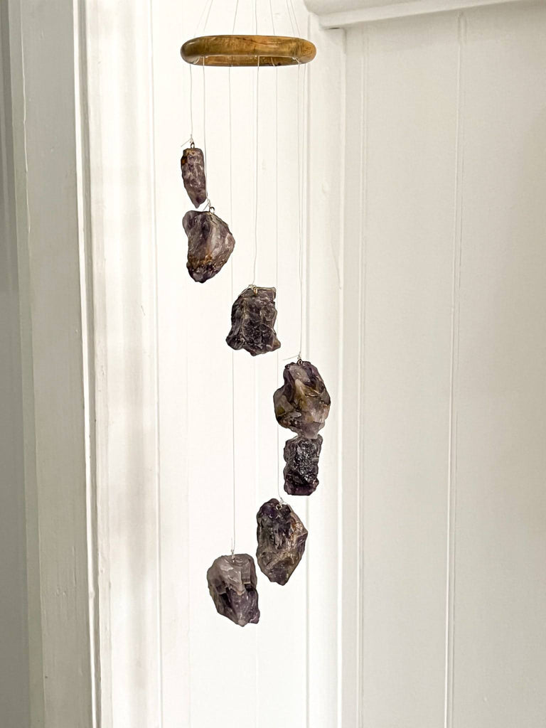 Amethyst Mobile | Wind Chime - Unearthed Crystals