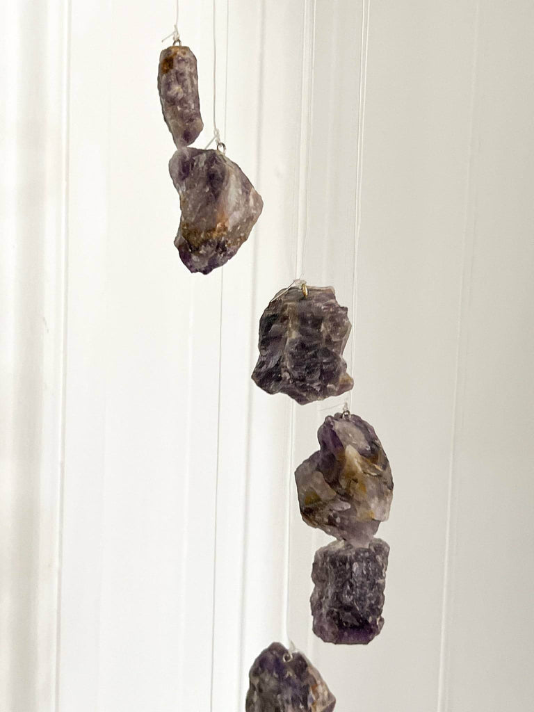 Amethyst Mobile | Wind Chime - Unearthed Crystals