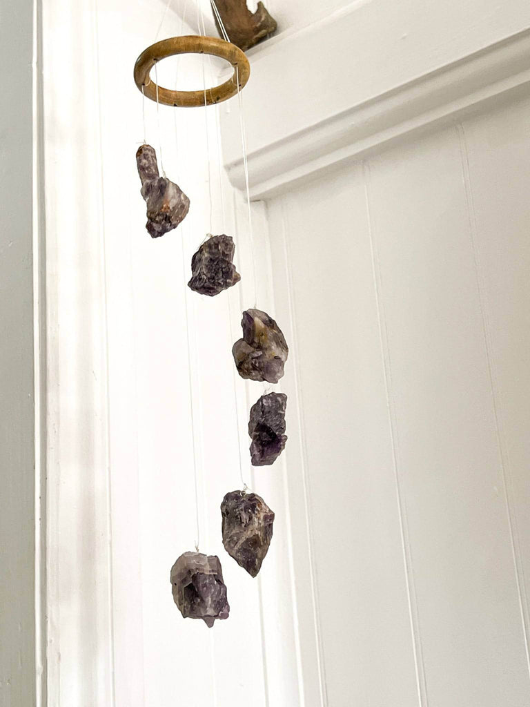 Amethyst Mobile | Wind Chime - Unearthed Crystals