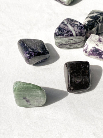 Kammererite Tumbles | Large - Unearthed Crystals