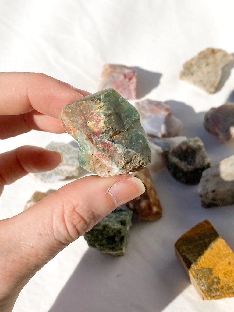Ocean Jasper Rough | Extra Small - Unearthed Crystals