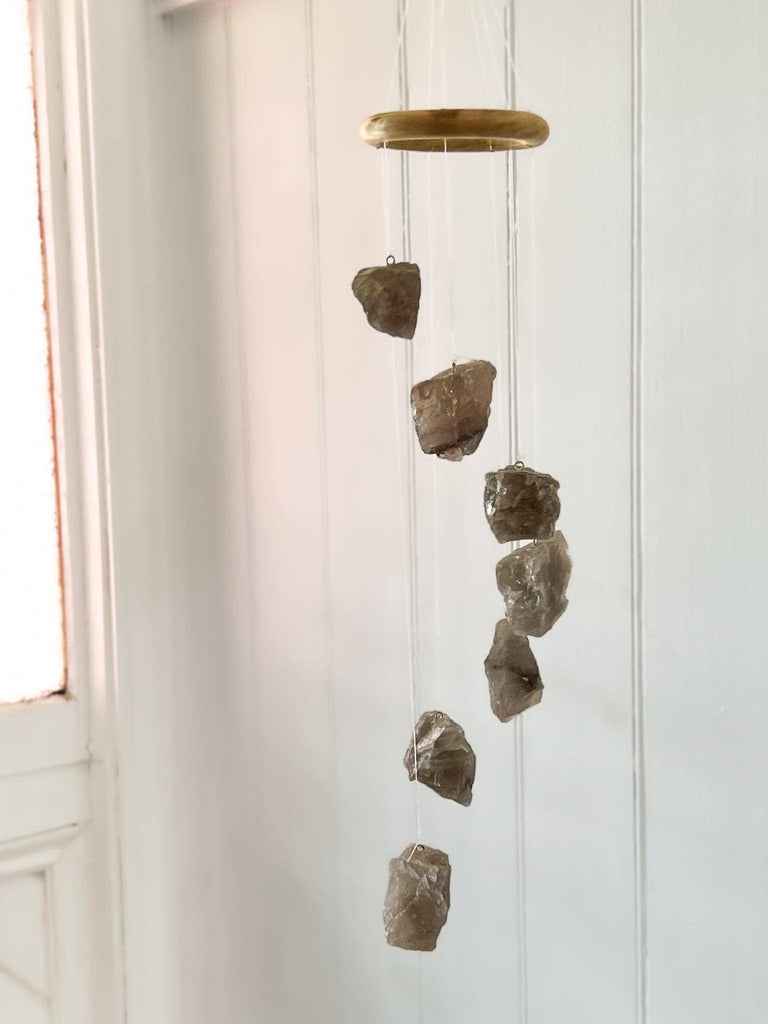 Smokey Quartz Mobile | Wind Chime - Unearthed Crystals
