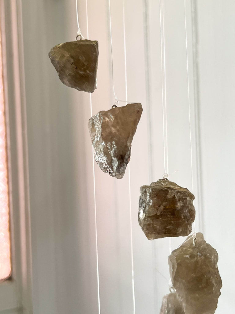 Smokey Quartz Mobile | Wind Chime - Unearthed Crystals
