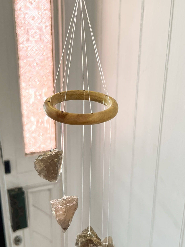 Smokey Quartz Mobile | Wind Chime - Unearthed Crystals