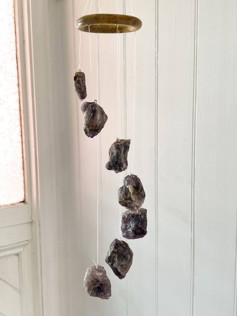 Amethyst Mobile | Wind Chime - Unearthed Crystals