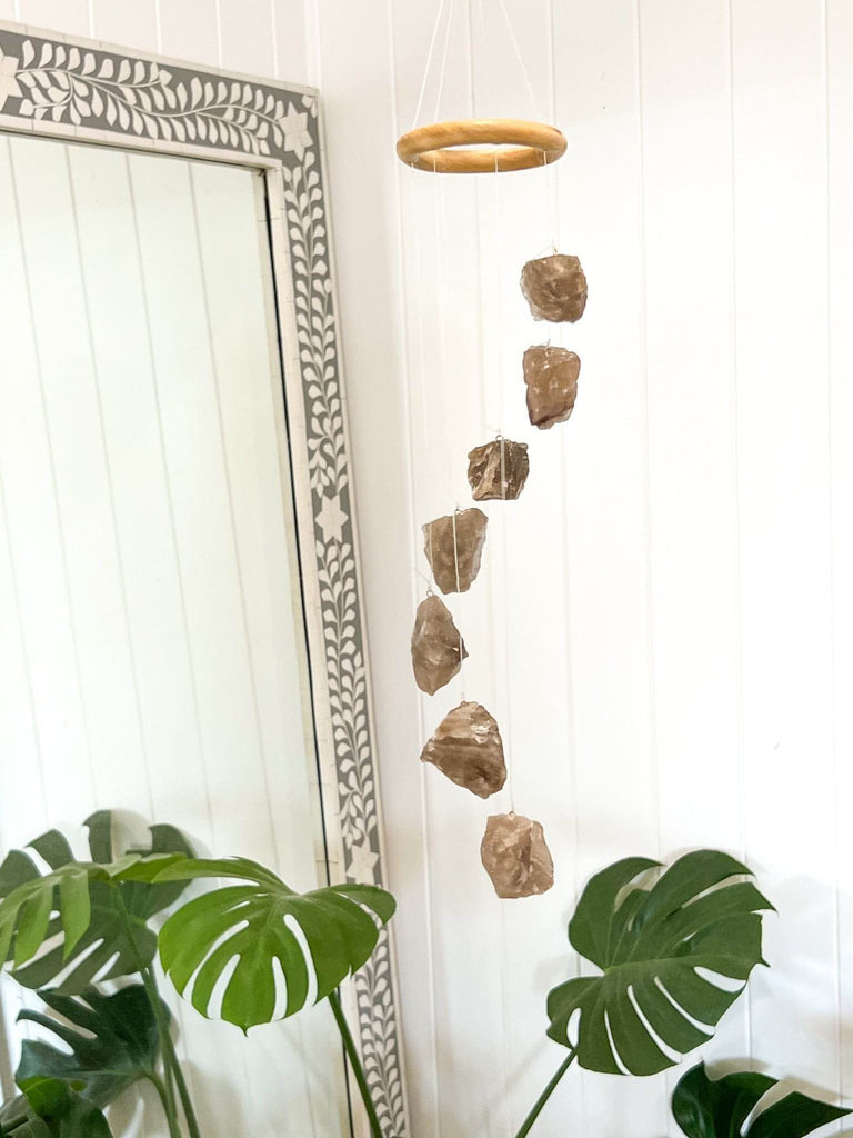 Smokey Quartz Mobile | Wind Chime - Unearthed Crystals