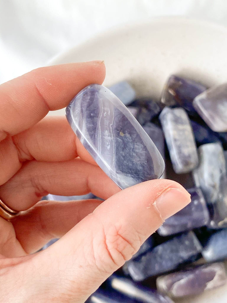 Purple Chalcedony Tumbles | Medium - Unearthed Crystals