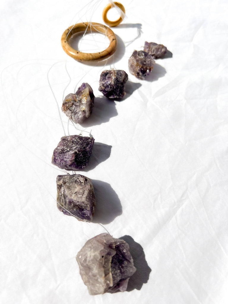 Amethyst Mobile | Wind Chime - Unearthed Crystals