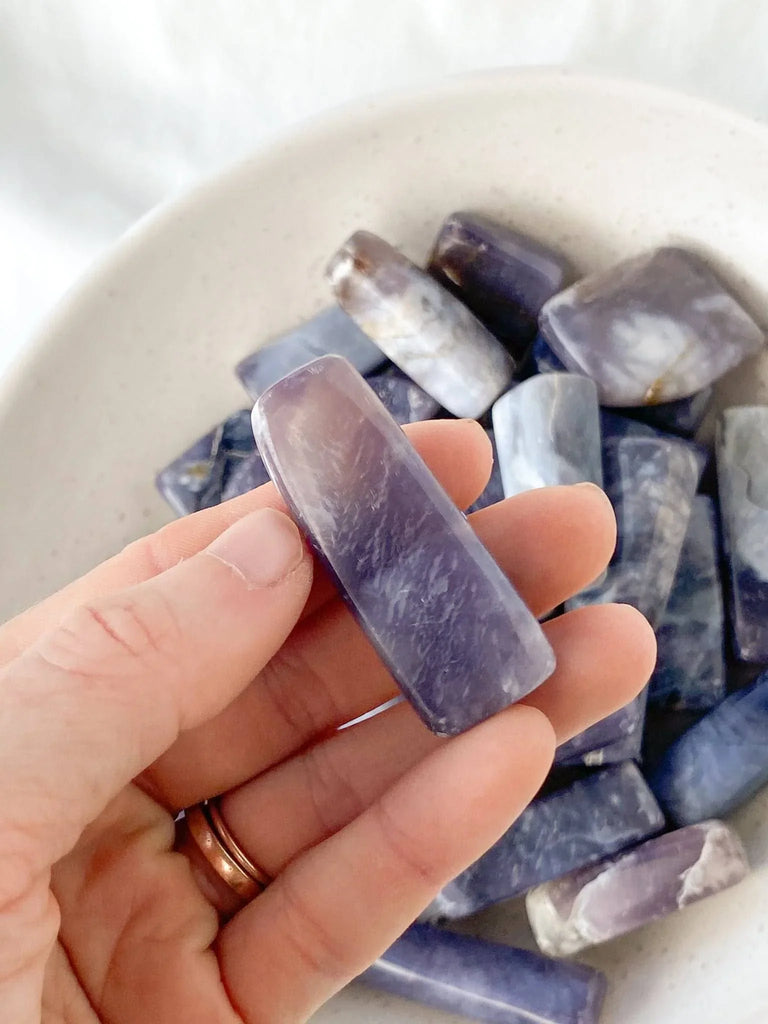 Purple Chalcedony Tumbles | Medium - Unearthed Crystals