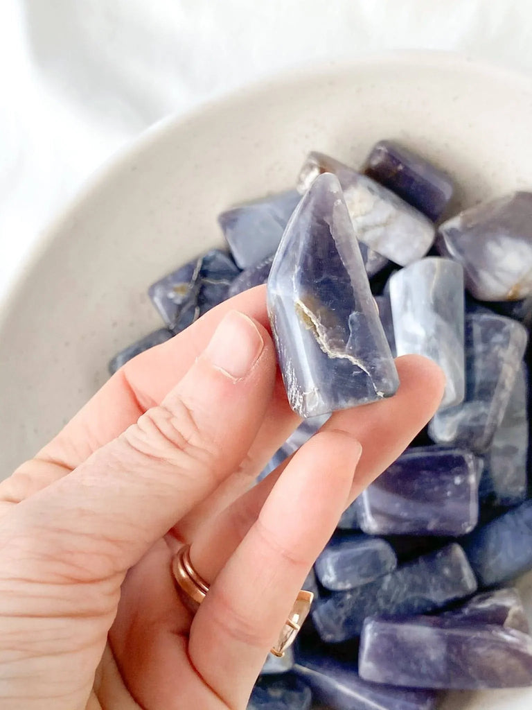 Purple Chalcedony Tumbles | Medium - Unearthed Crystals