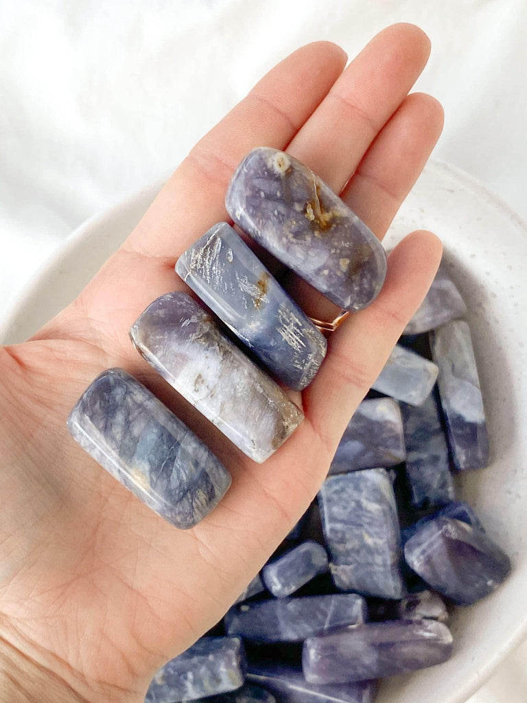 Purple Chalcedony Tumbles | Medium - Unearthed Crystals