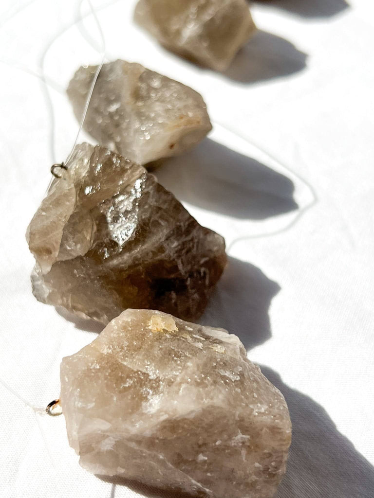 Smokey Quartz Mobile | Wind Chime - Unearthed Crystals