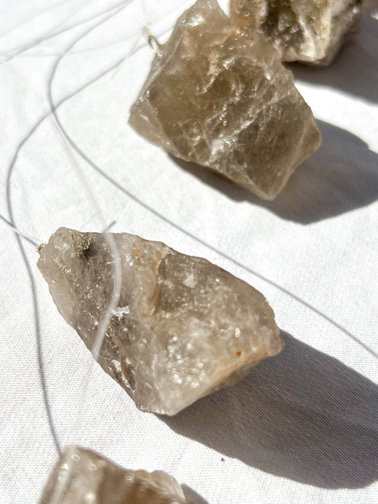 Smokey Quartz Mobile | Wind Chime - Unearthed Crystals