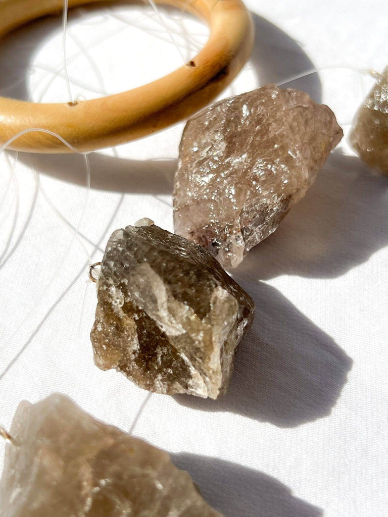 Smokey Quartz Mobile | Wind Chime - Unearthed Crystals