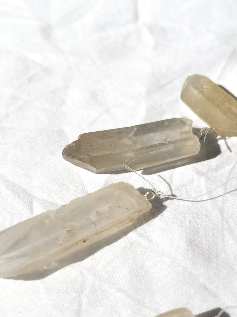 Clear Quartz Mobile | Wind Chime - Unearthed Crystals