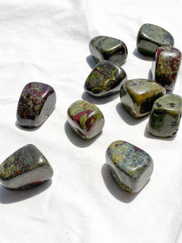 Dragon Blood Jasper Tumbles | Large - Unearthed Crystals