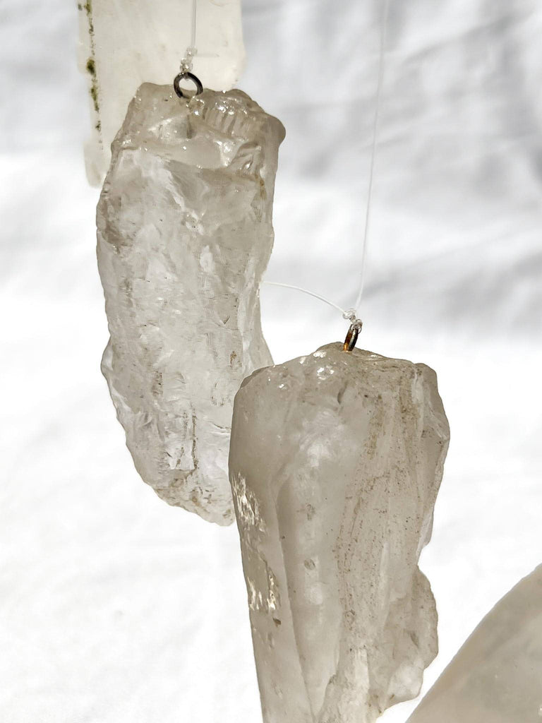 Clear Quartz Mobile | Wind Chime - Unearthed Crystals