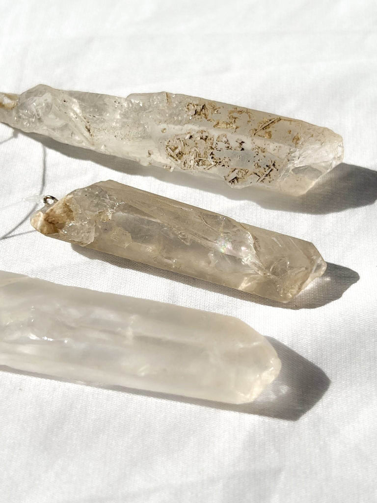 Clear Quartz Mobile | Wind Chime - Unearthed Crystals