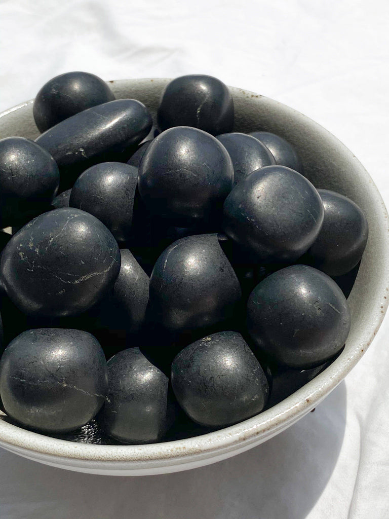 Shungite Tumbles | Large - Unearthed Crystals