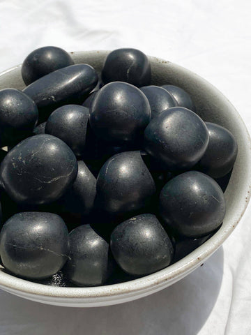 Shungite Tumbles | Large - Unearthed Crystals