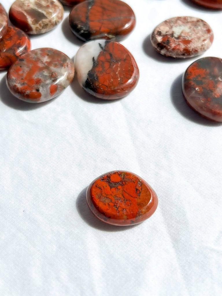 Brecciated Jasper Coin | Small - Unearthed Crystals