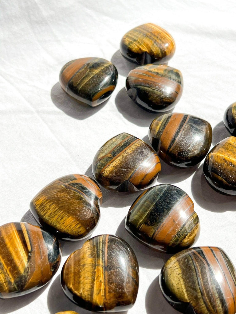 Tiger Eye Heart | Large - Unearthed Crystals