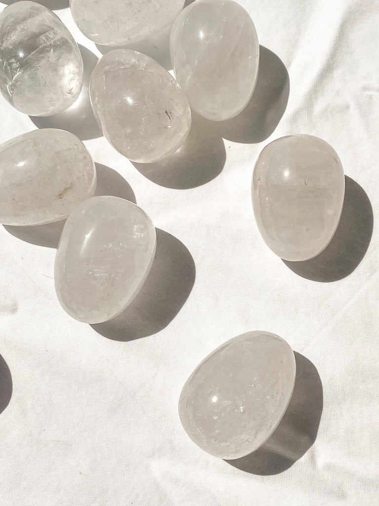 Clear Quartz Egg Carving - Unearthed Crystals