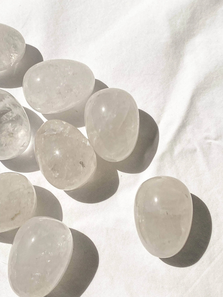 Clear Quartz Egg Carving - Unearthed Crystals