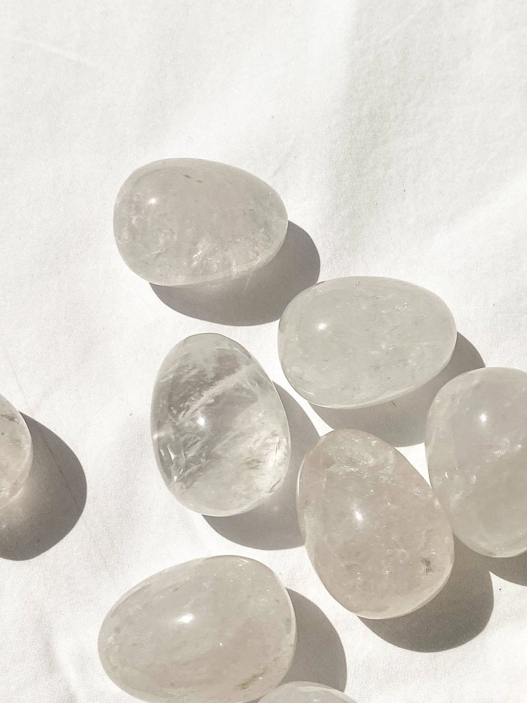 Clear Quartz Egg Carving - Unearthed Crystals