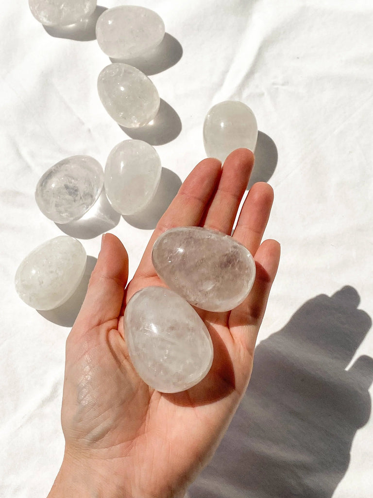 Clear Quartz Egg Carving - Unearthed Crystals