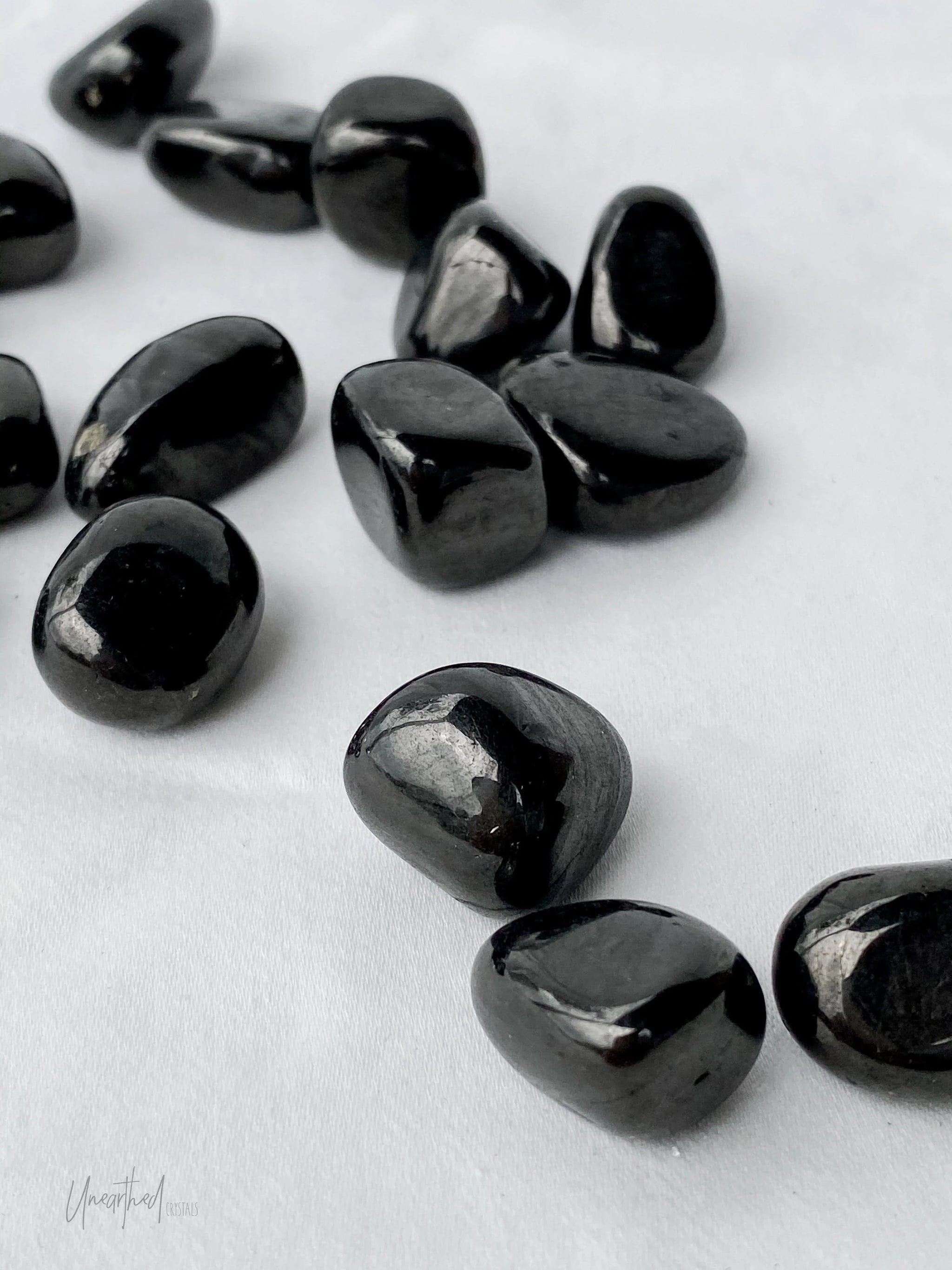 Jet Stone Tumbles Mini – Unearthed Crystals