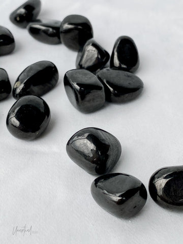 Jet Stone Tumbles | Mini - Unearthed Crystals