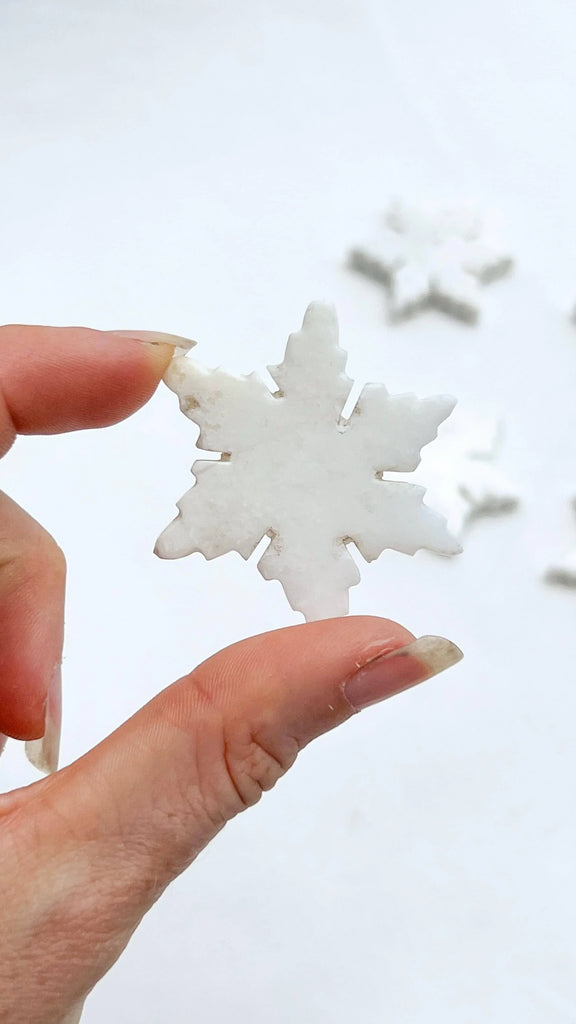 Snow Agate Snowflake | Small - Unearthed Crystals
