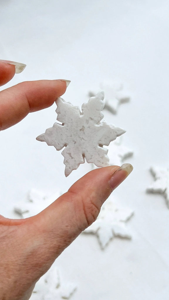Snow Agate Snowflake | Small - Unearthed Crystals