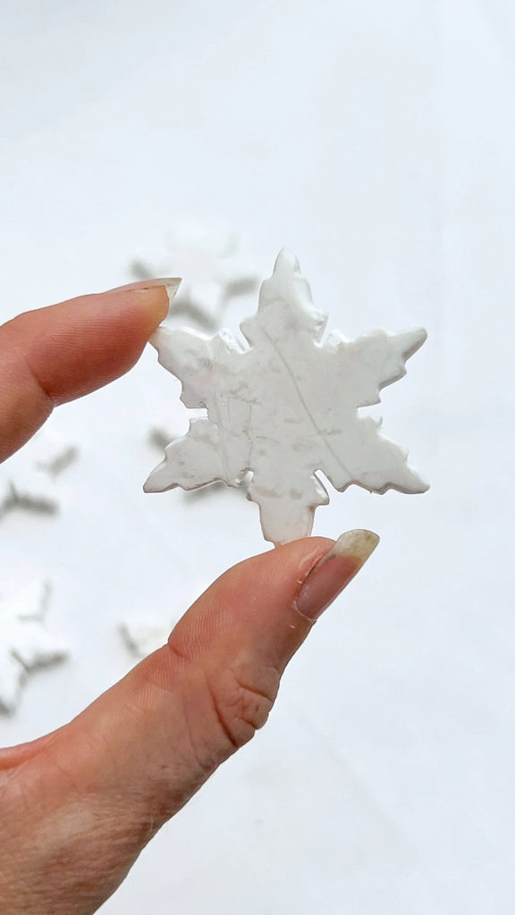 Snow Agate Snowflake | Small - Unearthed Crystals