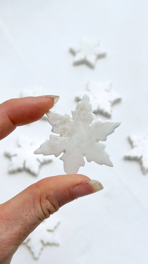 Snow Agate Snowflake | Small - Unearthed Crystals
