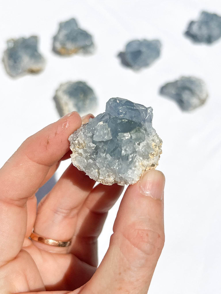 Celestite Cluster | Extra Small - Unearthed Crystals