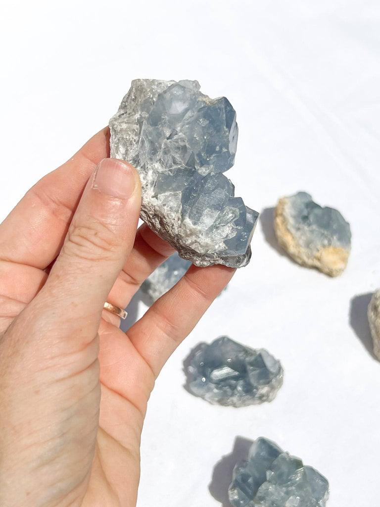 Celestite Cluster | Small - Unearthed Crystals