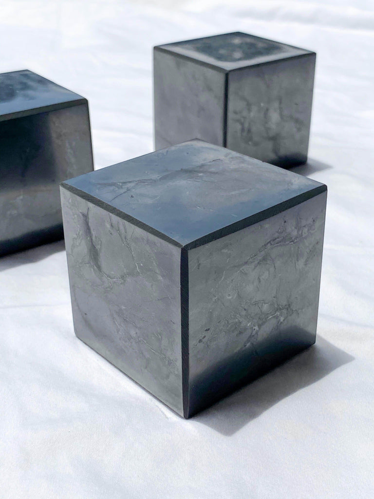 Shungite Cube | 50mm - Unearthed Crystals