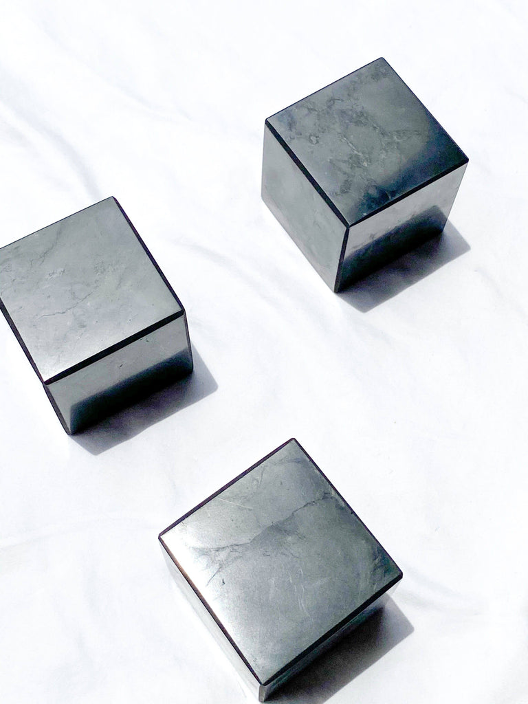 Shungite Cube | 50mm - Unearthed Crystals