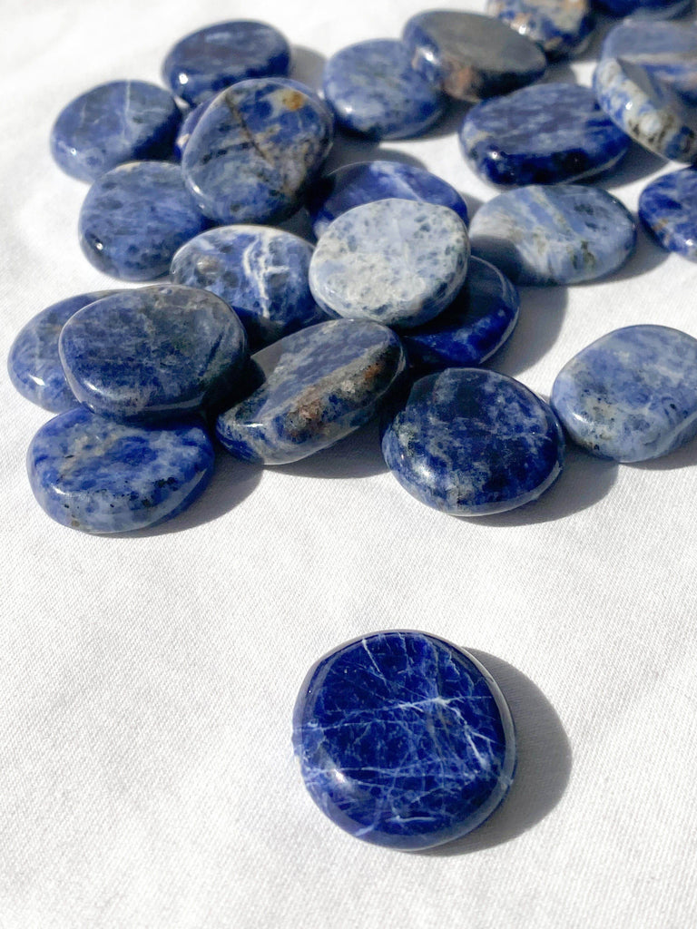 Sodalite Coin | Small - Unearthed Crystals