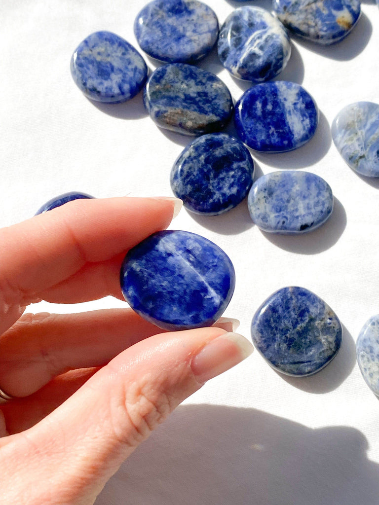 Sodalite Coin | Small - Unearthed Crystals