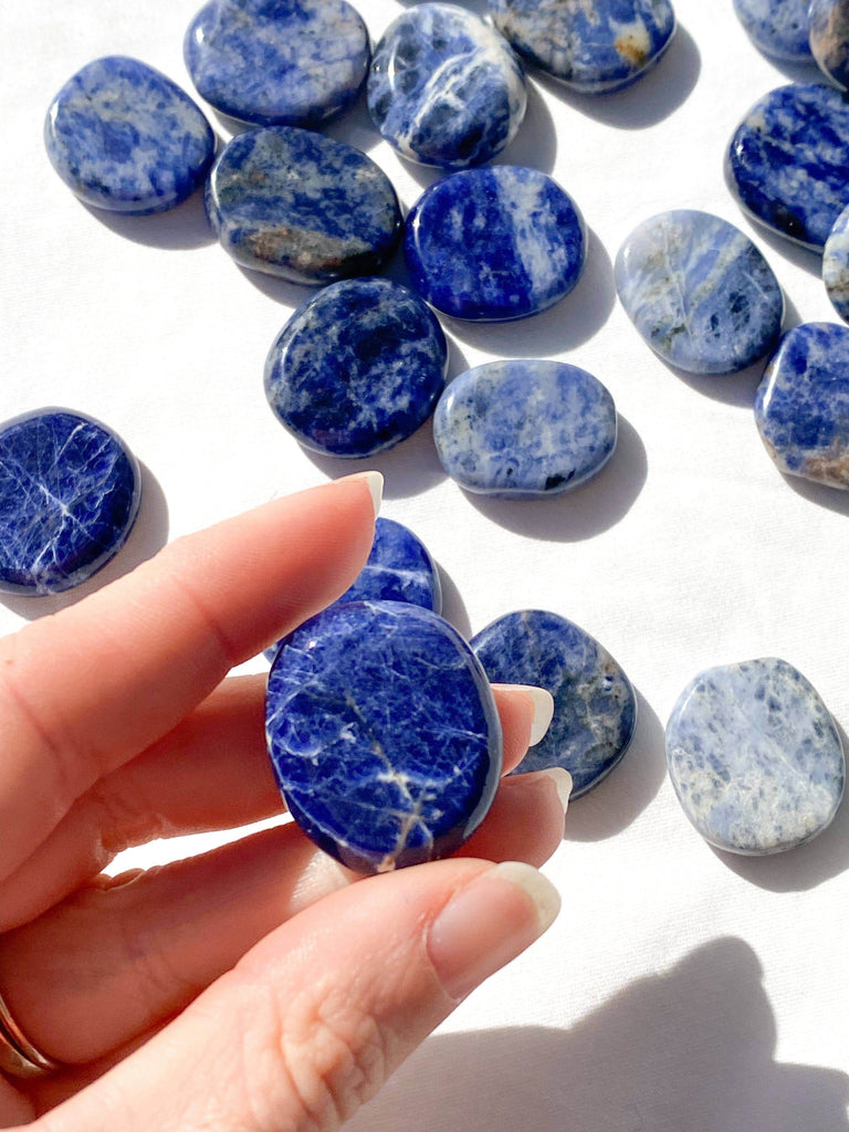 Sodalite Coin | Small - Unearthed Crystals