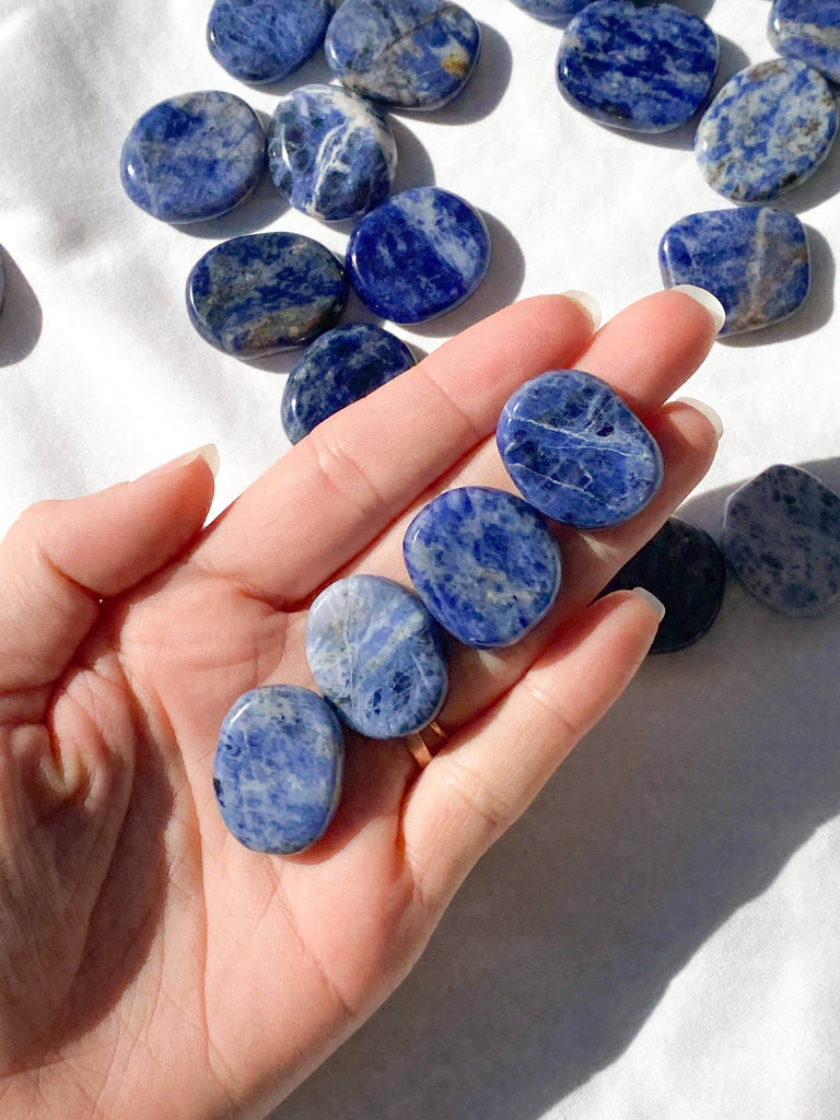 Sodalite Coin | Small - Unearthed Crystals