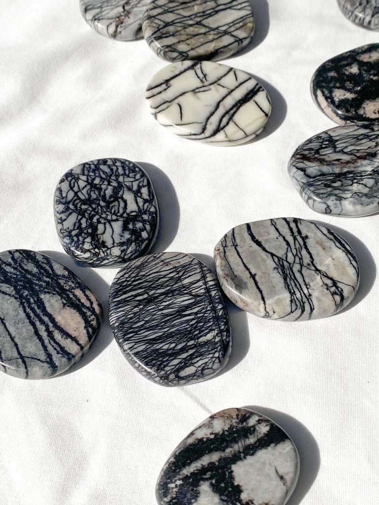 Picasso Jasper Flat Palm Stone - Unearthed Crystals