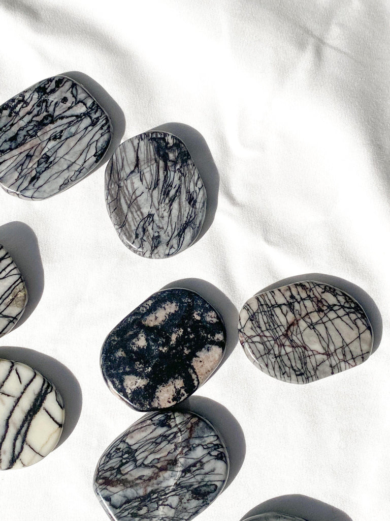 Picasso Jasper Flat Palm Stone - Unearthed Crystals